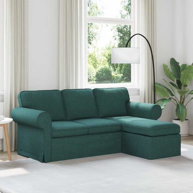 Bank Donkergroen 195 x 138 x 80 cm Stof