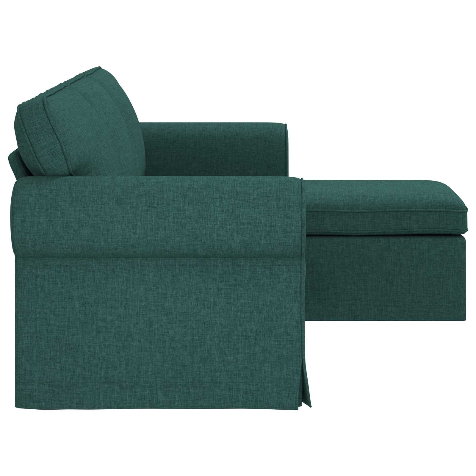Bank Donkergroen 195 x 138 x 80 cm Stof