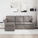 Bank Taupe 195 x 138 x 80 cm Stof
