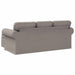 Bank Taupe 195 x 138 x 80 cm Stof