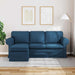 Bank Blauw 195 x 138 x 80 cm Stof
