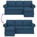 Bank Blauw 195 x 138 x 80 cm Stof