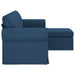 Bank Blauw 195 x 138 x 80 cm Stof