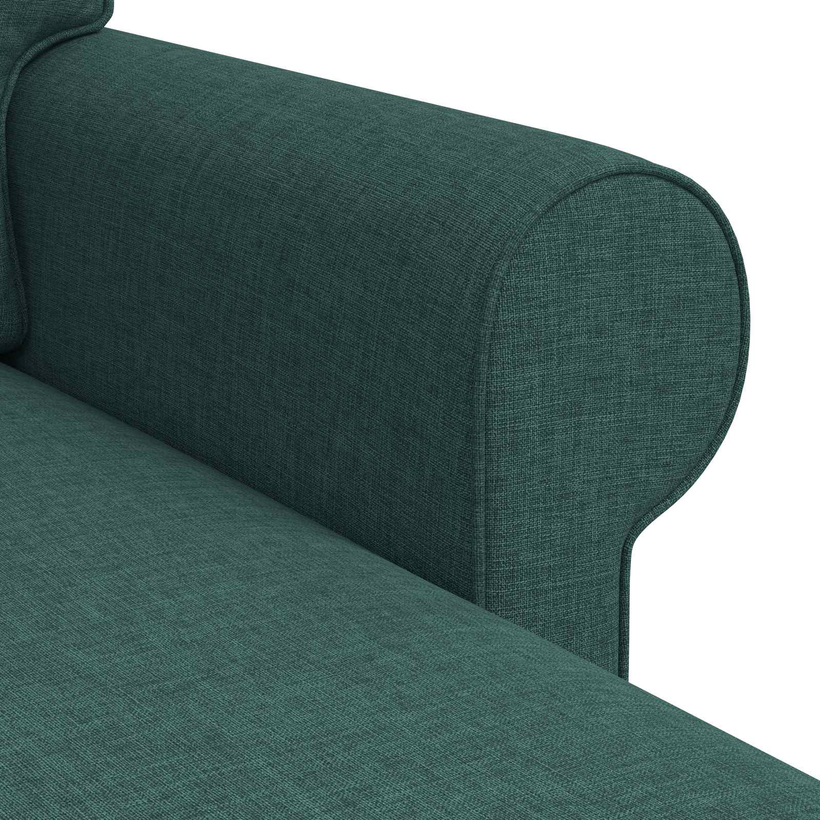 Bank Donkergroen 215 x 138 x 80 cm Stof