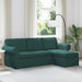 Bank Donkergroen 215 x 138 x 80 cm Stof