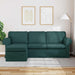 Bank Donkergroen 215 x 138 x 80 cm Stof