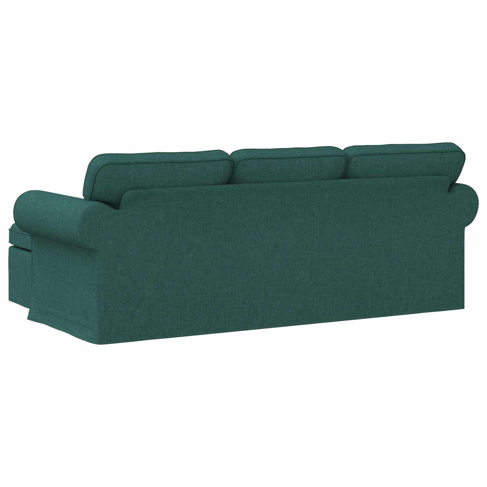 Bank Donkergroen 215 x 138 x 80 cm Stof