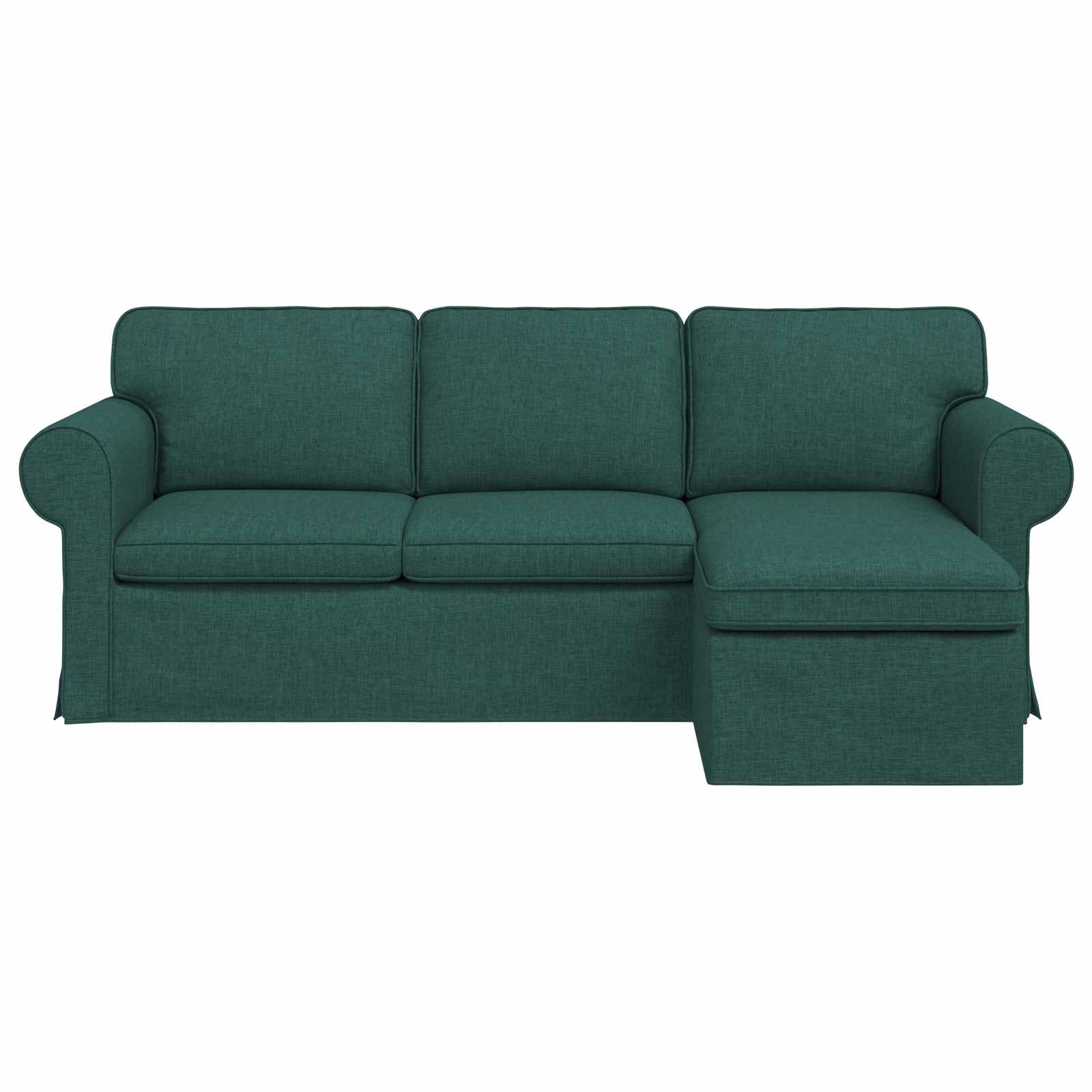 Bank Donkergroen 215 x 138 x 80 cm Stof