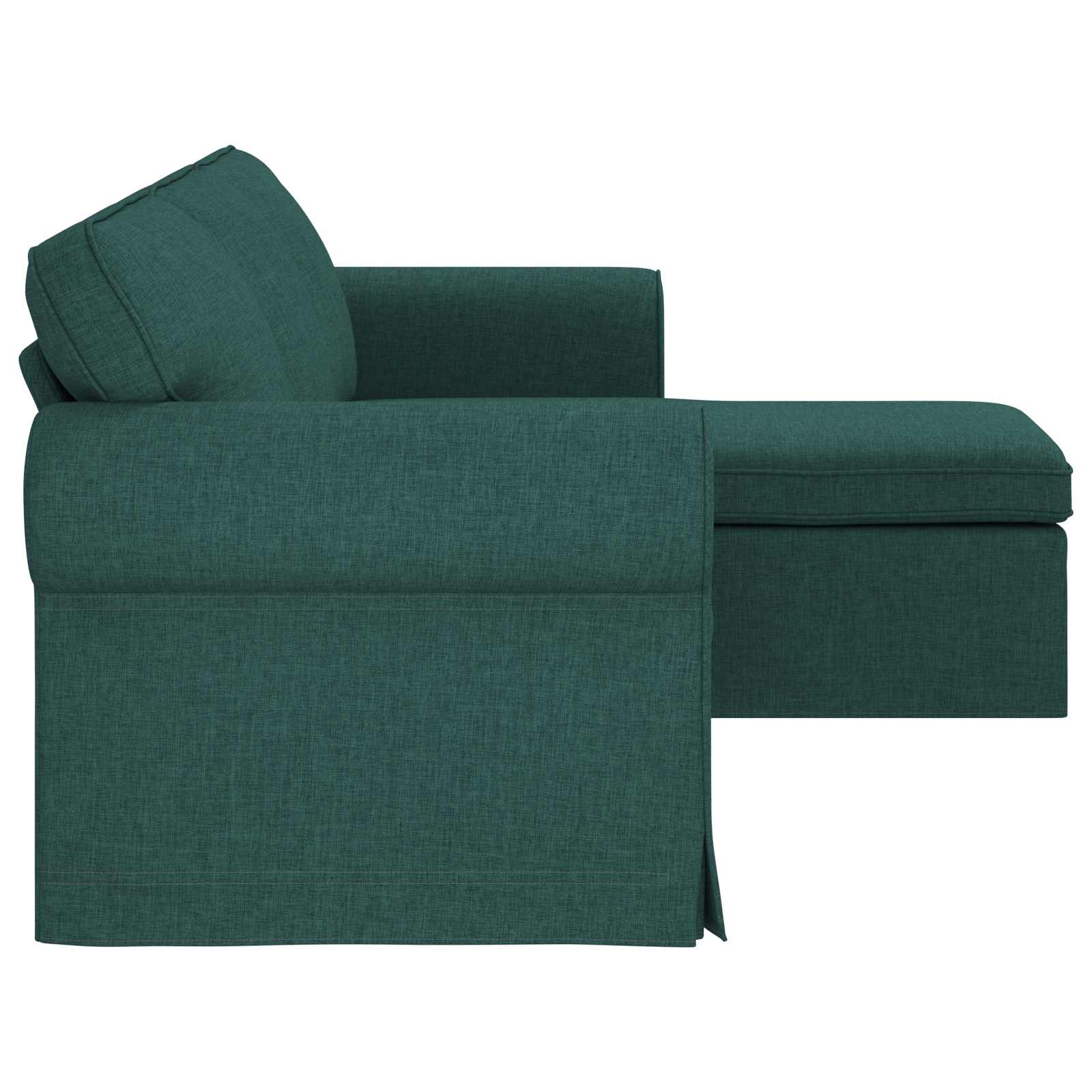 Bank Donkergroen 215 x 138 x 80 cm Stof