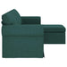 Bank Donkergroen 215 x 138 x 80 cm Stof