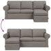 Bank Taupe 215 x 138 x 80 cm Stof