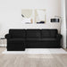 Bank Zwart 245 x 138 x 80 cm Stof