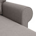 Bank Taupe 245 x 138 x 80 cm Stof