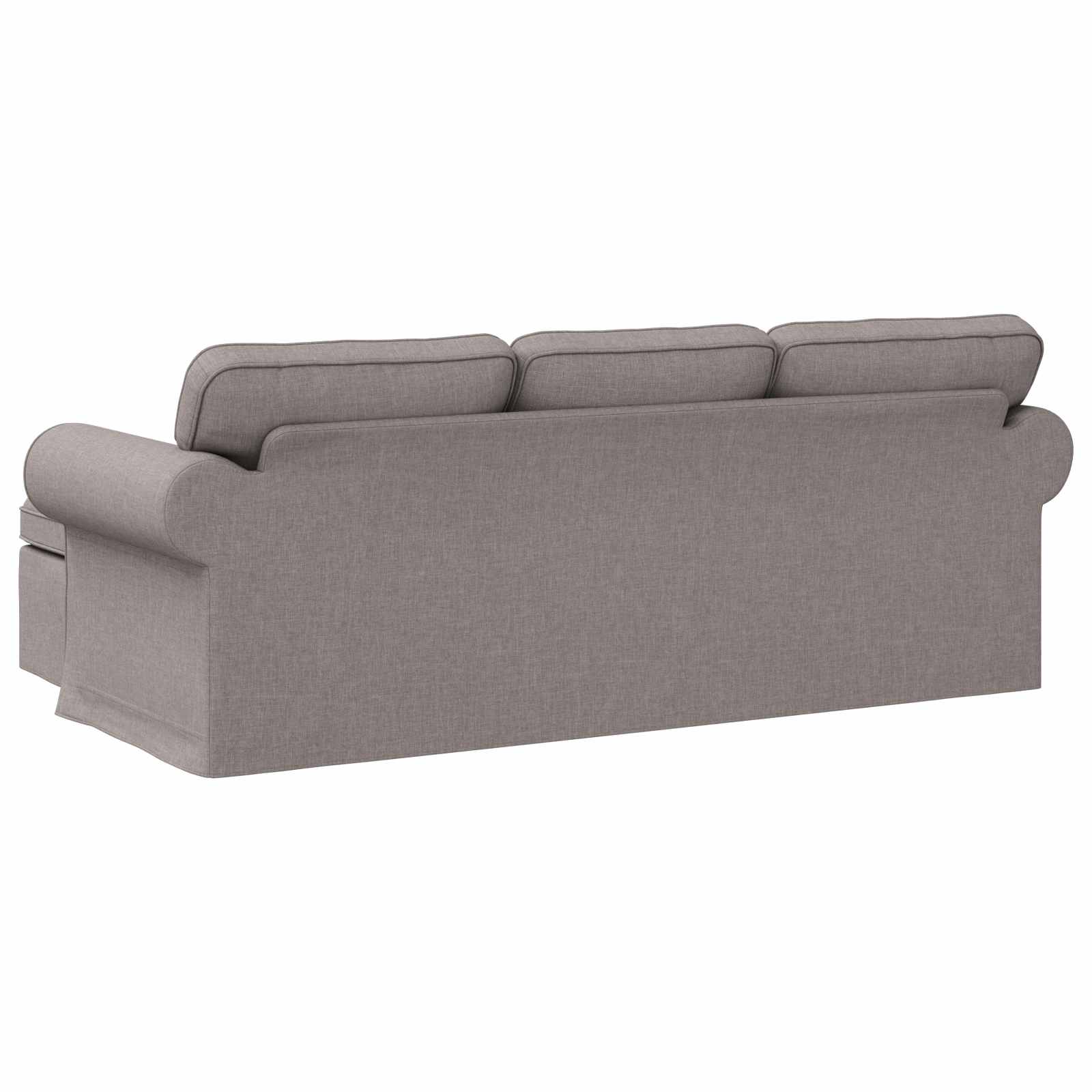 Bank Taupe 245 x 138 x 80 cm Stof