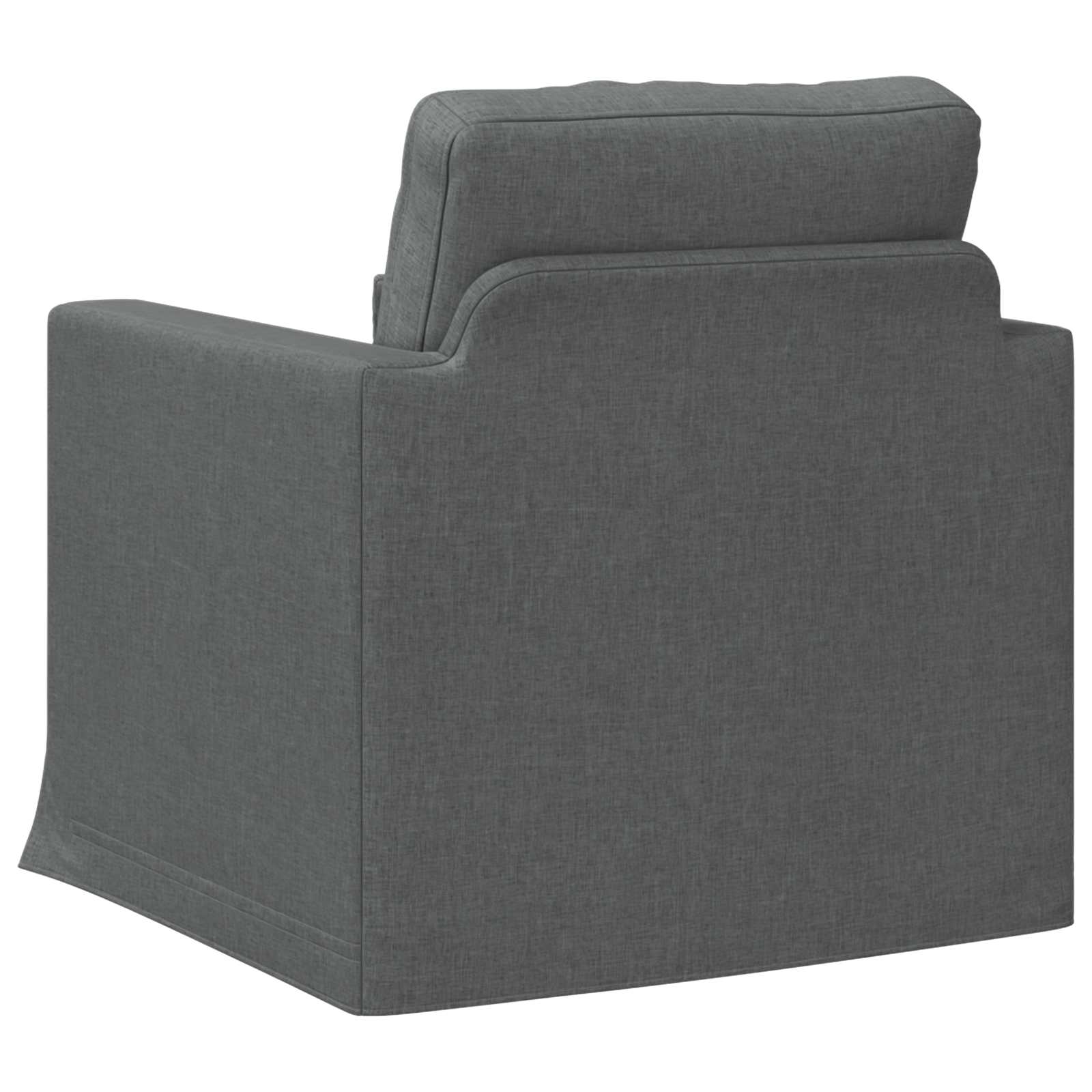 Bank Donkergrijs 78 x 78 x 80 cm Stof