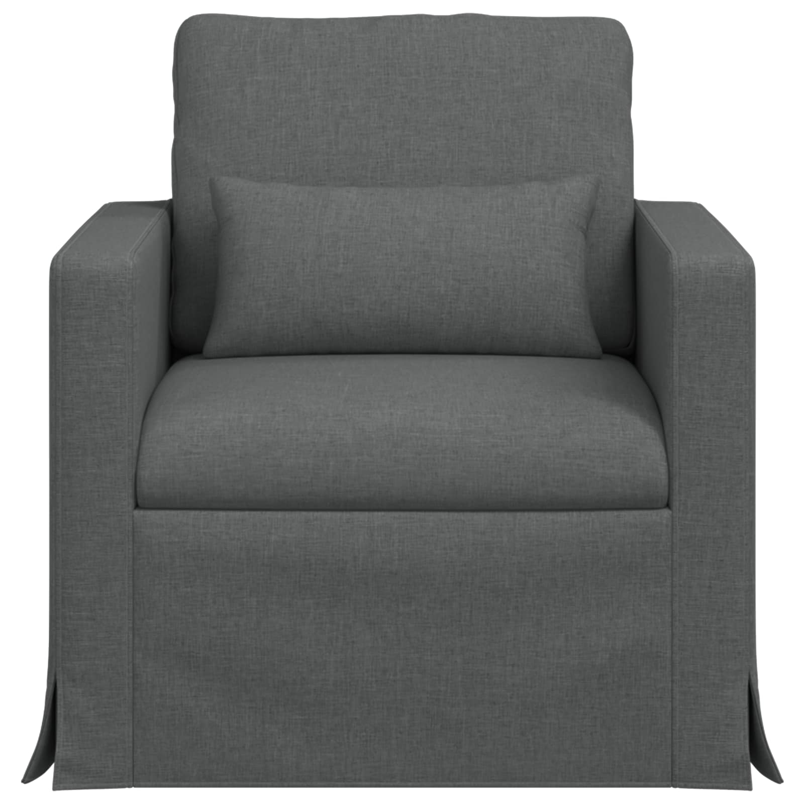 Bank Donkergrijs 78 x 78 x 80 cm Stof