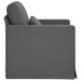 Bank Donkergrijs 78 x 78 x 80 cm Stof