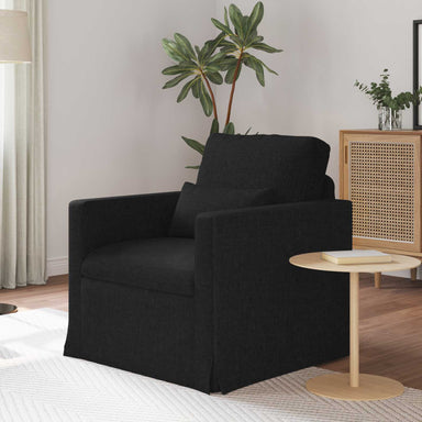 Bank Zwart 78 x 78 x 80 cm Stof