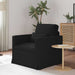 Bank Zwart 78 x 78 x 80 cm Stof