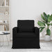 Bank Zwart 78 x 78 x 80 cm Stof
