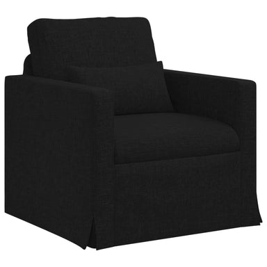 Bank Zwart 78 x 78 x 80 cm Stof