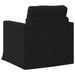 Bank Zwart 78 x 78 x 80 cm Stof