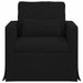 Bank Zwart 78 x 78 x 80 cm Stof