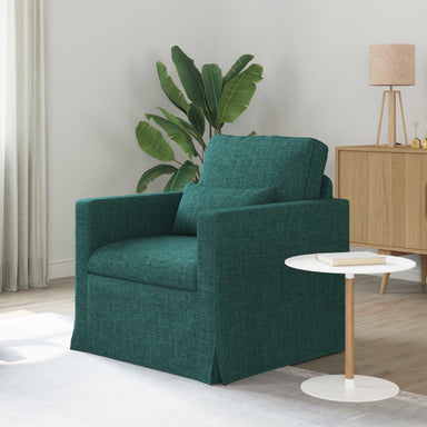 Bank Donkergroen 78 x 78 x 80 cm Stof