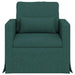 Bank Donkergroen 78 x 78 x 80 cm Stof
