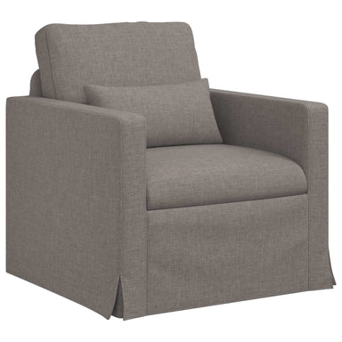 Bank Taupe 78 x 78 x 80 cm Stof