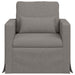 Bank Taupe 78 x 78 x 80 cm Stof