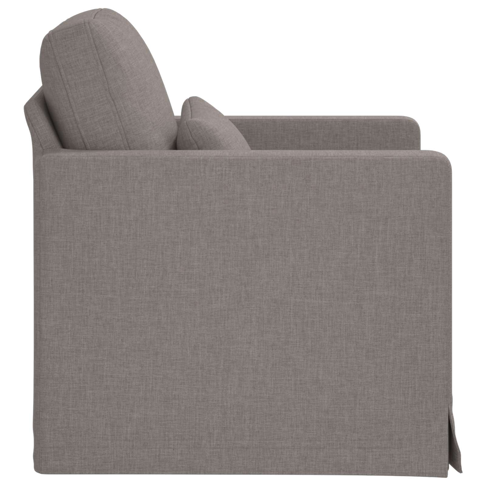 Bank Taupe 78 x 78 x 80 cm Stof