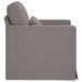 Bank Taupe 78 x 78 x 80 cm Stof
