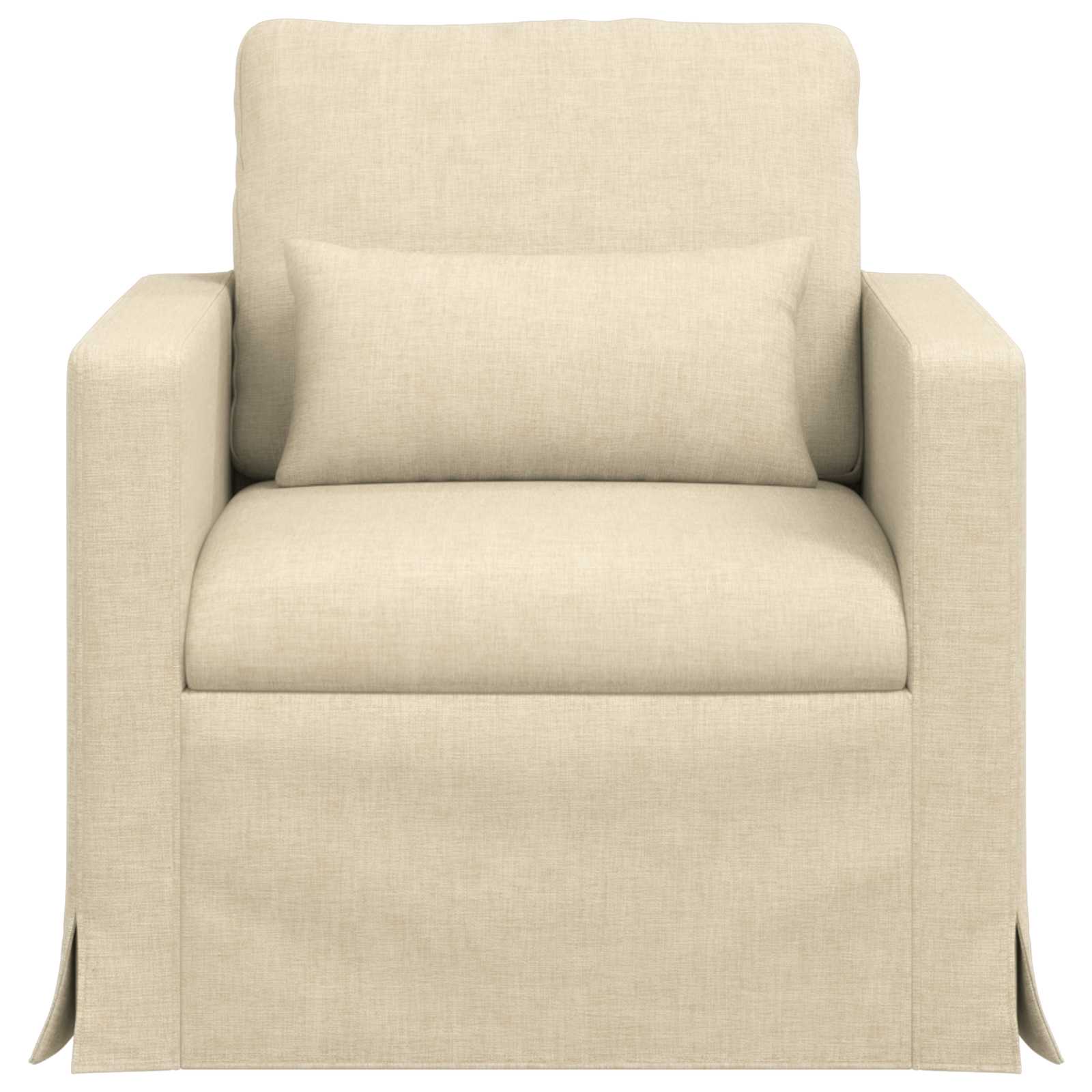 Bank Crème 78 x 78 x 80 cm Stof