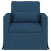 Bank Blauw 78 x 78 x 80 cm Stof