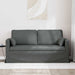Bank Donkergrijs 158 x 78 x 80 cm Stof