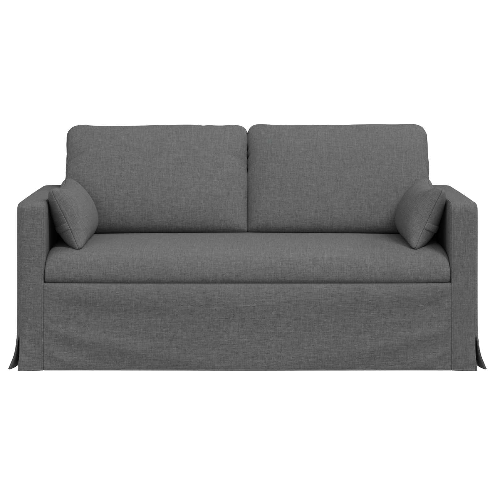 Bank Donkergrijs 158 x 78 x 80 cm Stof