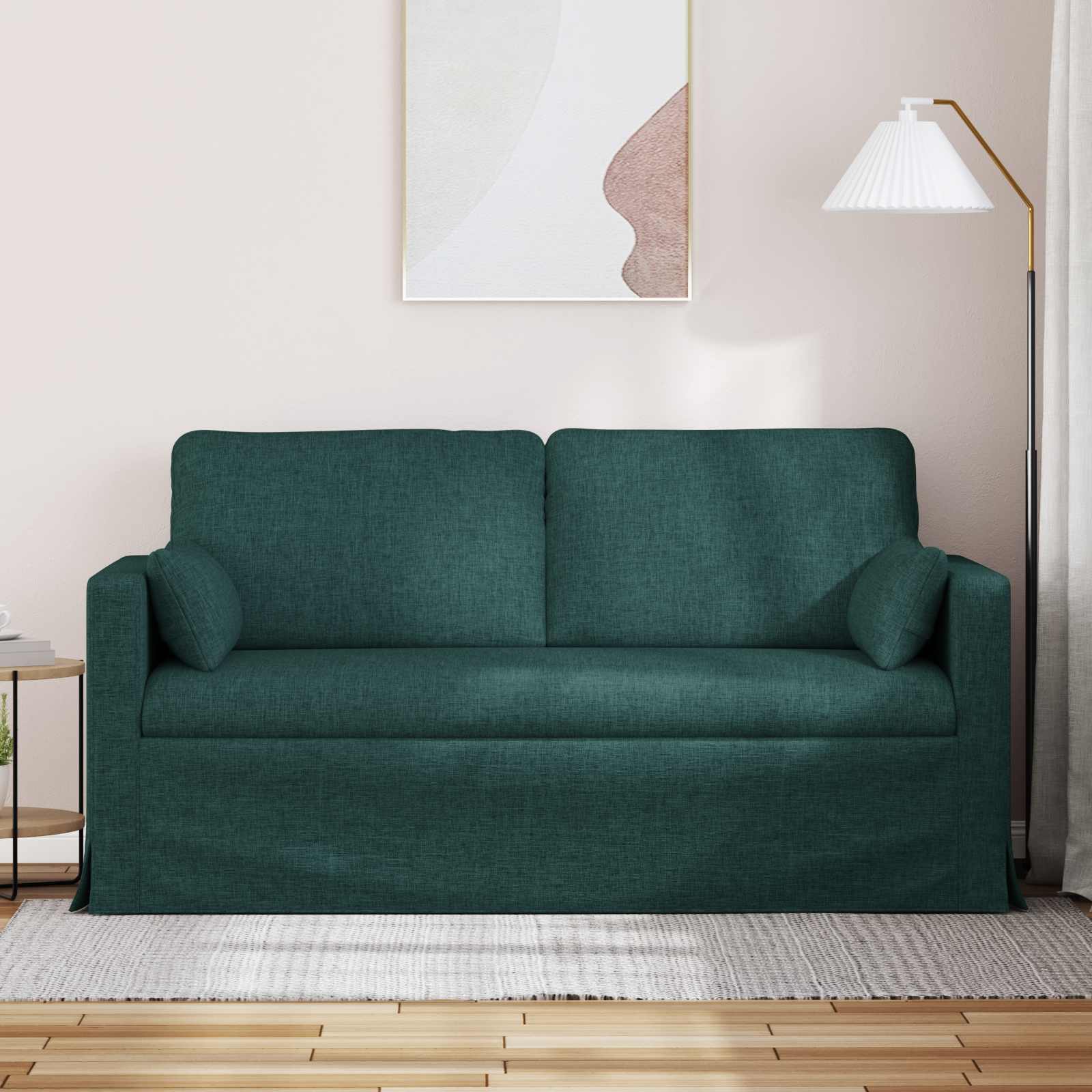 Bank Donkergroen 158 x 78 x 80 cm Stof