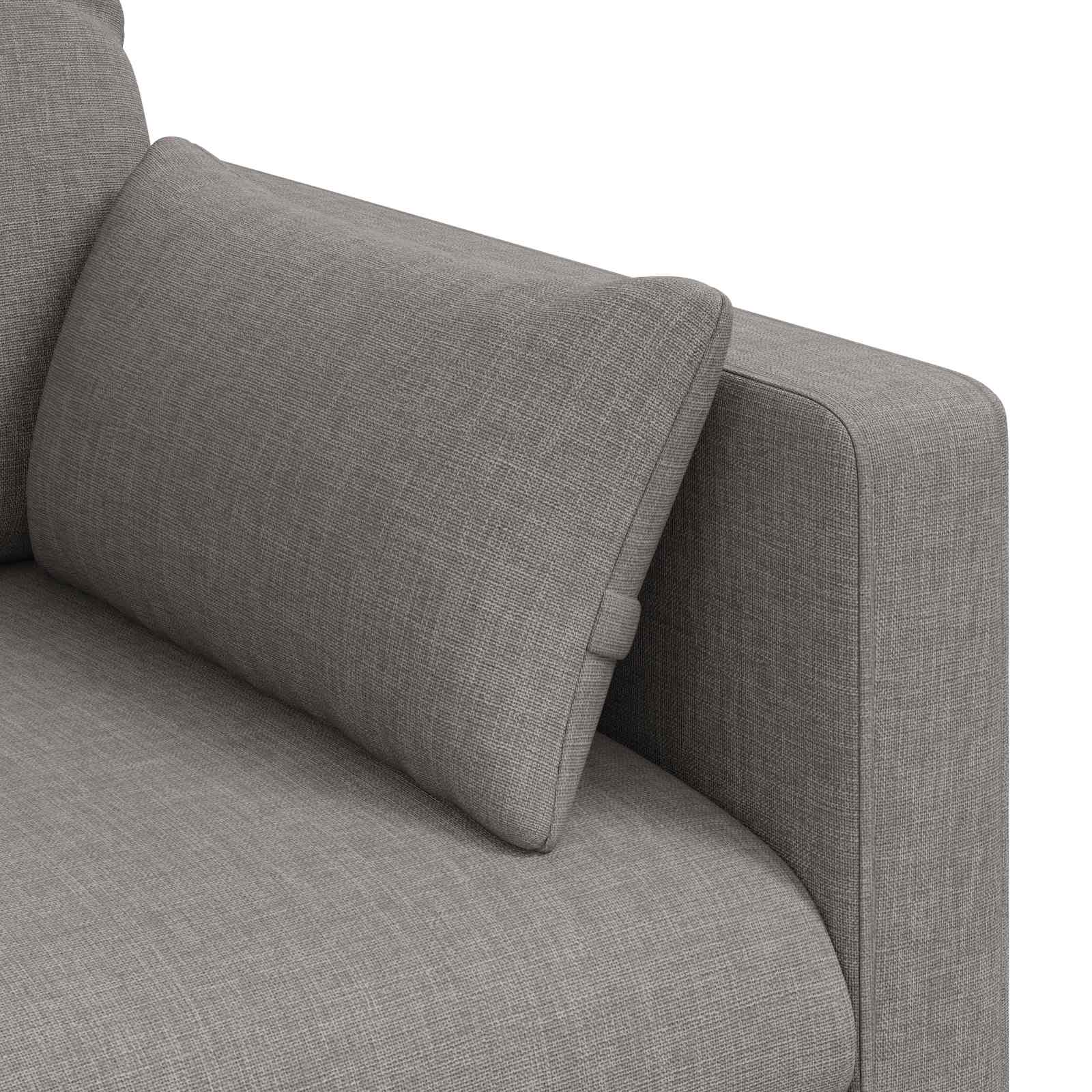 Bank Taupe 158 x 78 x 80 cm Stof