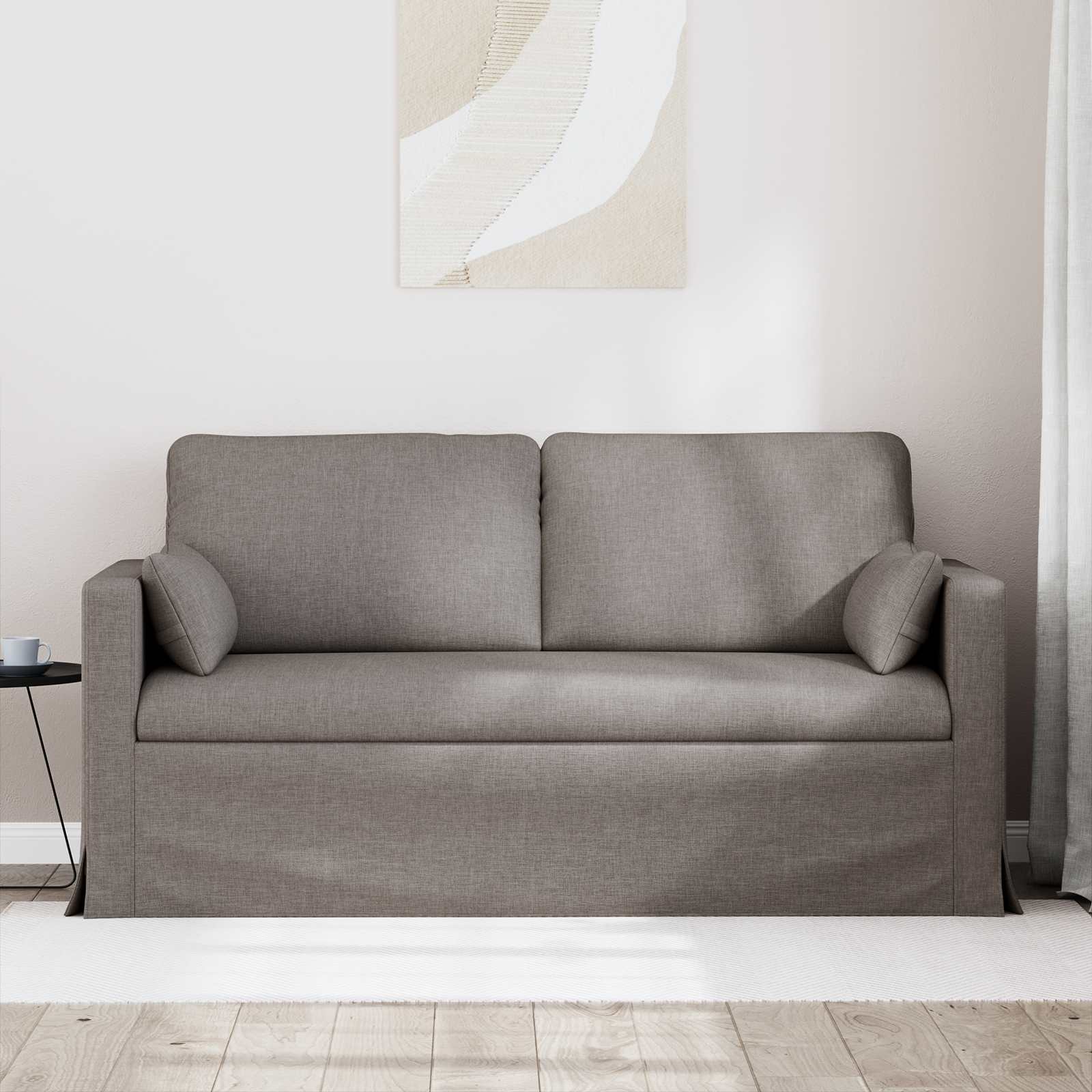 Bank Taupe 158 x 78 x 80 cm Stof