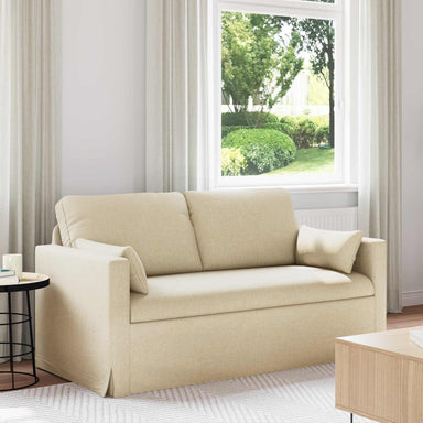 Bank Crème 158 x 78 x 80 cm Stof