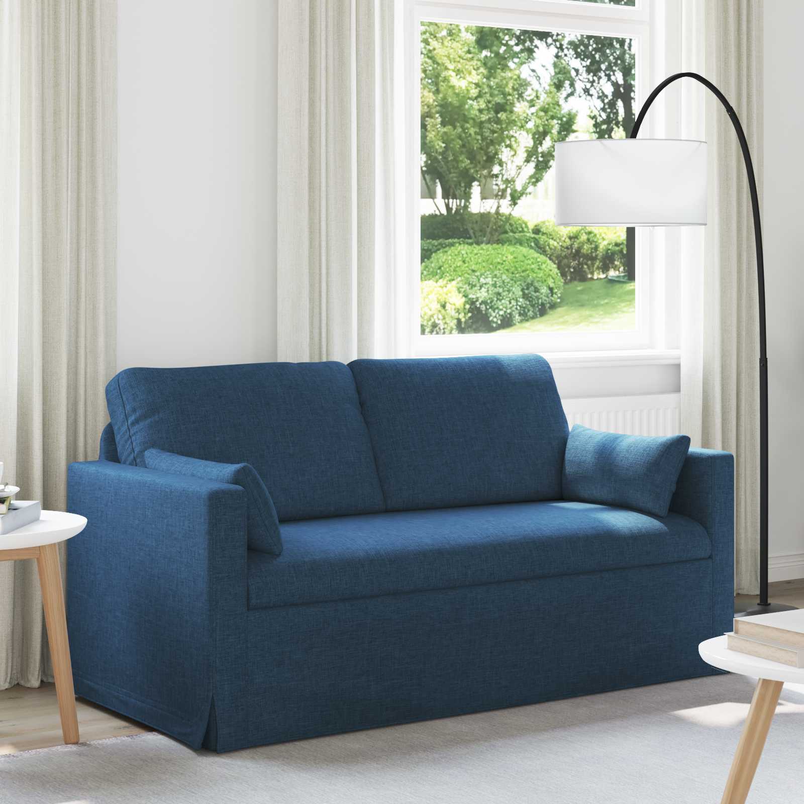 Bank Blauw 158 x 78 x 80 cm Stof