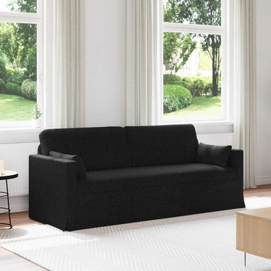 Bank Zwart 198 x 78 x 80 cm Stof