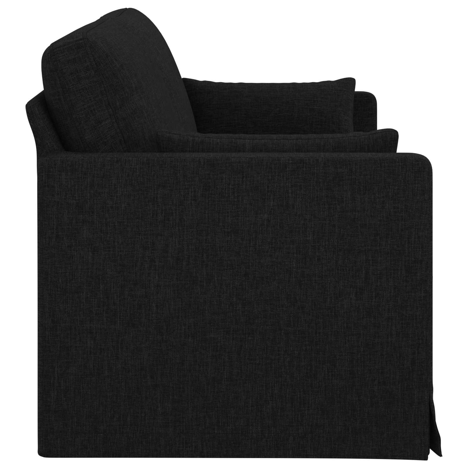 Bank Zwart 198 x 78 x 80 cm Stof