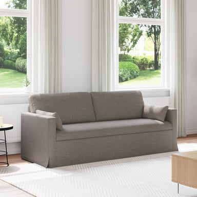 Bank Taupe 198 x 78 x 80 cm Stof