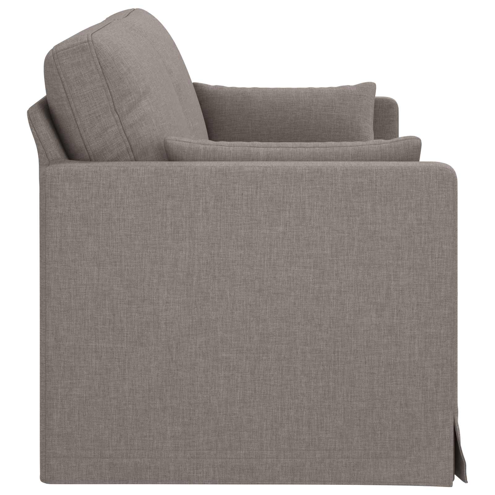 Bank Taupe 198 x 78 x 80 cm Stof