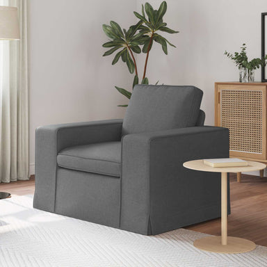 Bank Donkergrijs 103 x 80 x 82 cm Stof