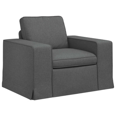 Bank Donkergrijs 103 x 80 x 82 cm Stof