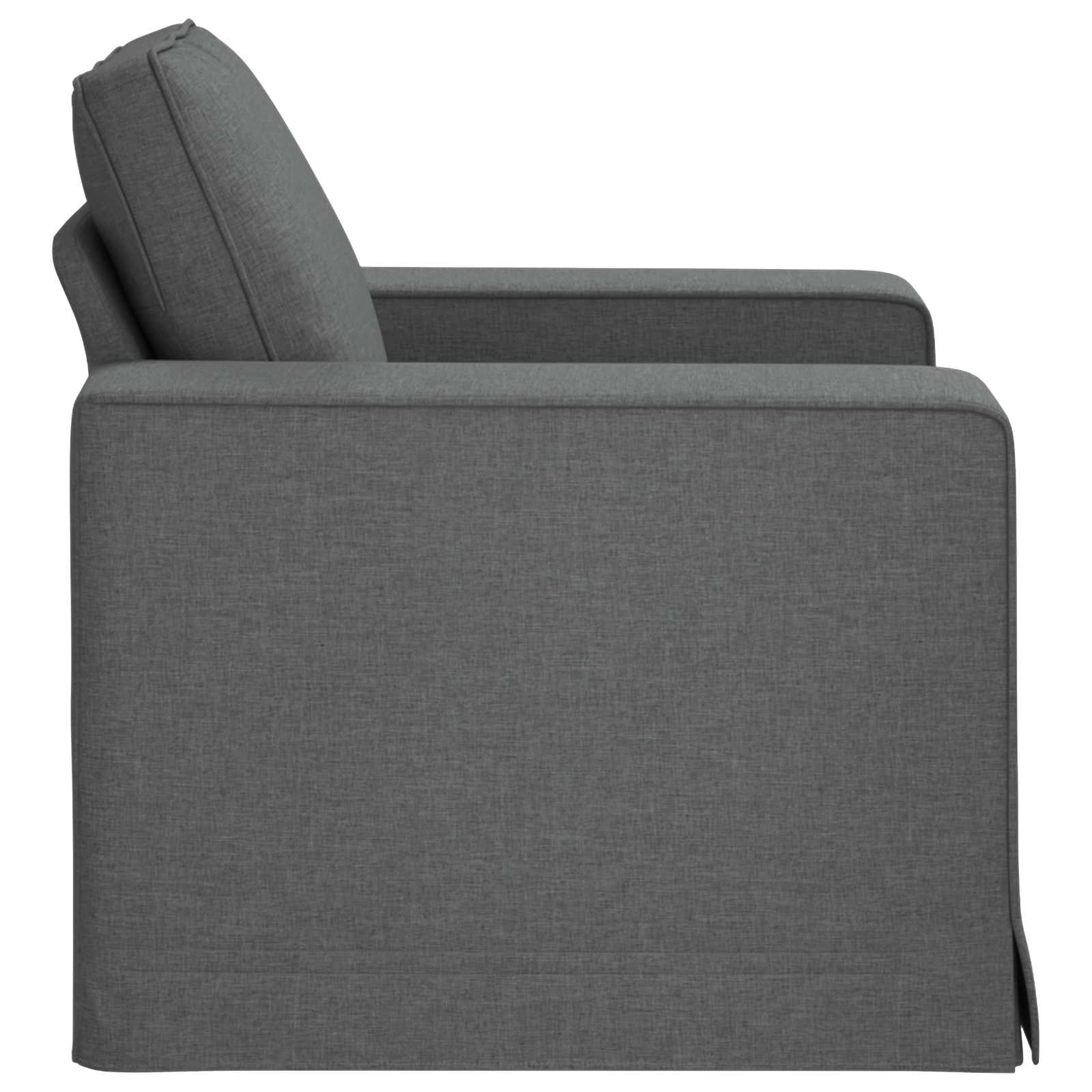 Bank Donkergrijs 103 x 80 x 82 cm Stof