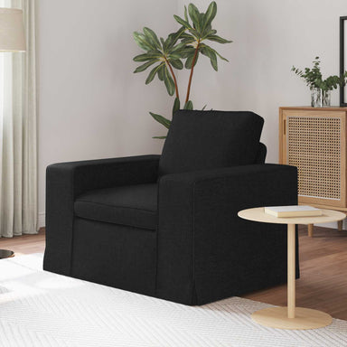 Bank Zwart 103 x 80 x 82 cm Stof
